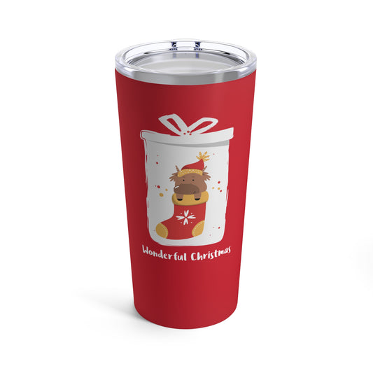 Wonderful Christmas Tumbler 20oz / Red