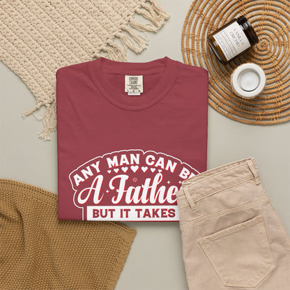 Badass Single Dad T-Shirt | Unisex Garment-Dyed Tee for Father's Day