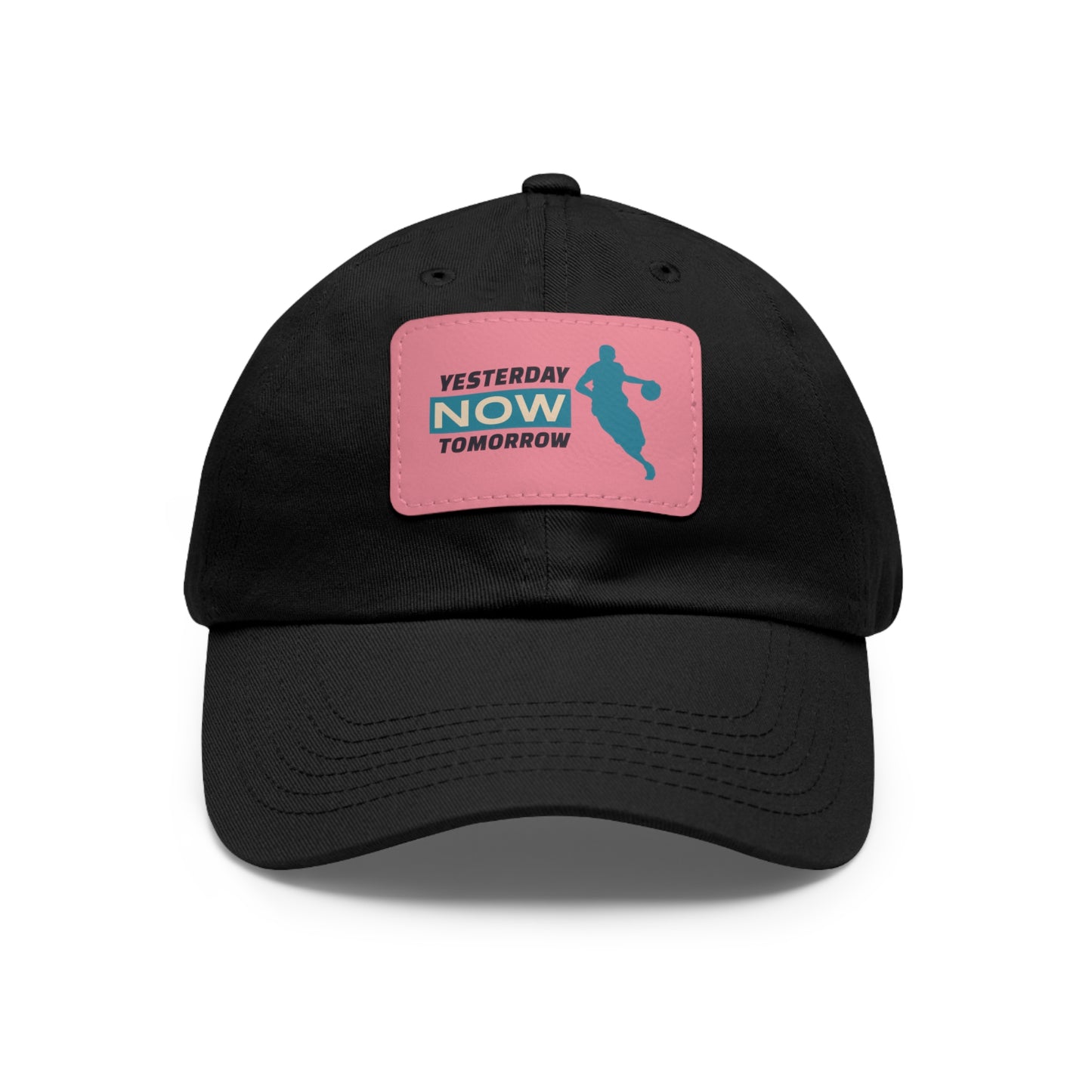 Yesterday Now Tomorrow Dad Hat with Leather Patch (Rectangle)