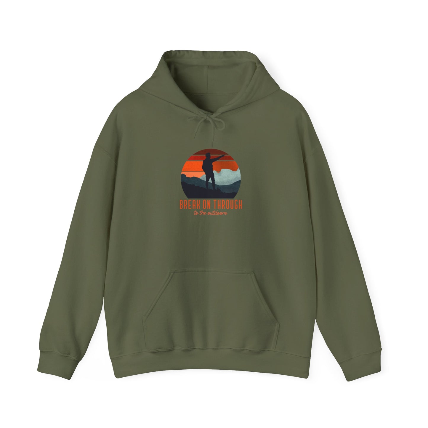 Break On Through Unisex Heavy Blend™ Hooded Sweatshirt