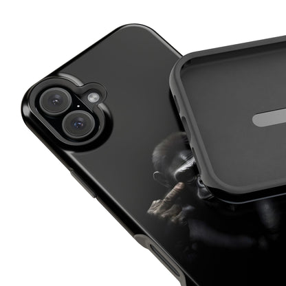 Edgy Gorilla Magnetic iPhone Case, Unique Cell Phone Cover