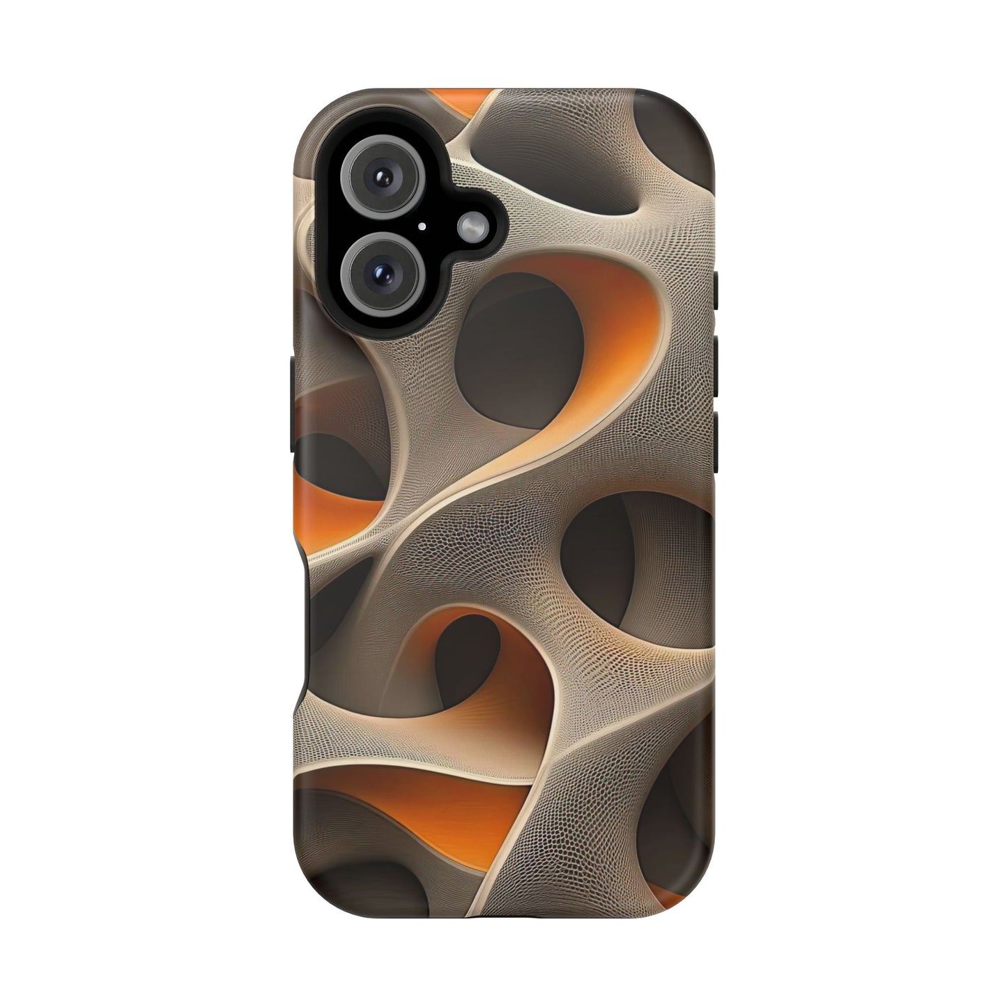 Stylish Magnetic Phone Cases, Abstract Geometric Design