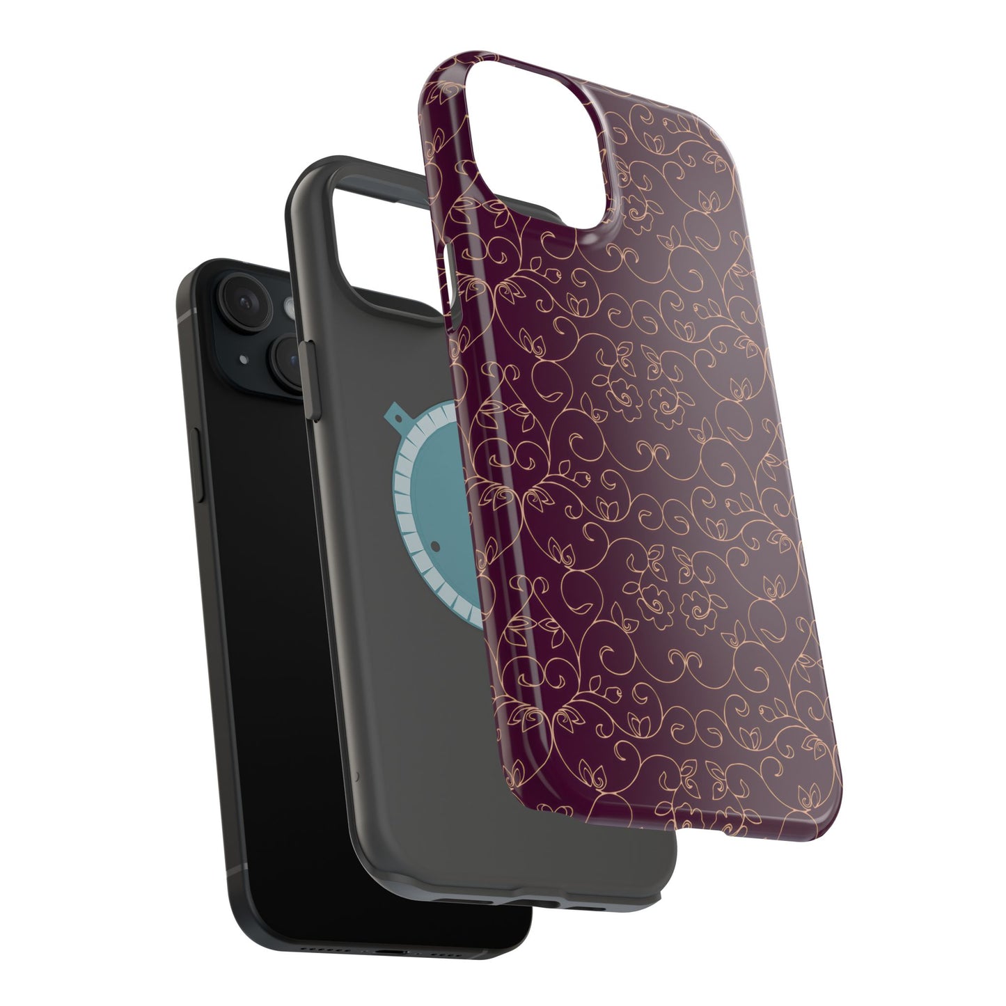 Luxury Serial Magnetic Phone Case, Royal