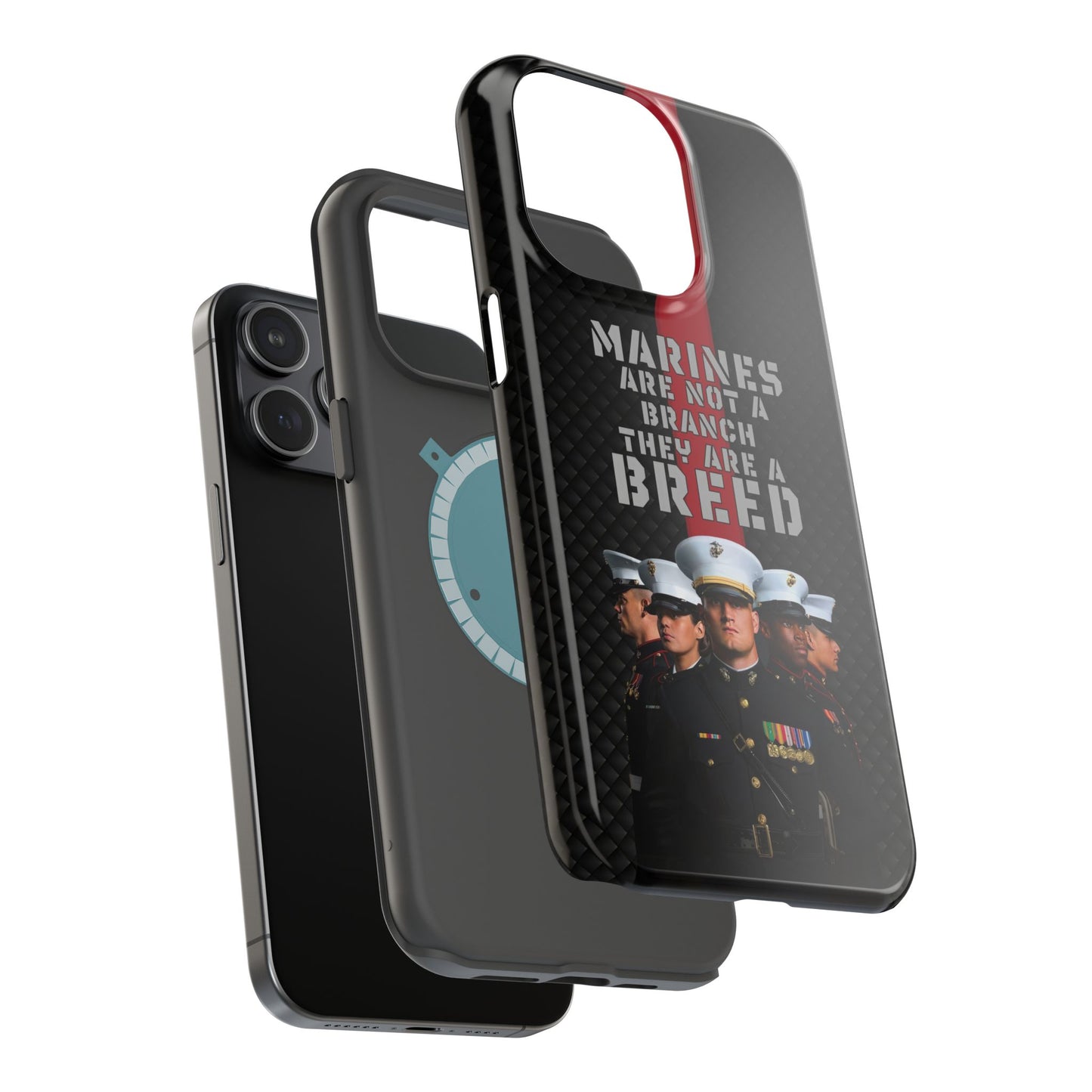 Marines Magnetic Tough Case - "Not a Branch, a Breed" Military iPhone Cover
