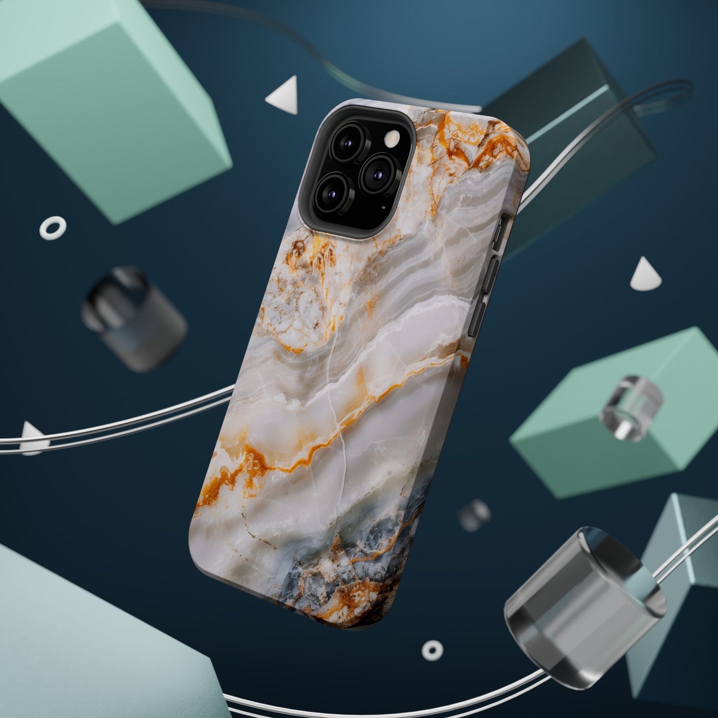 Pure Elegance Marble Magnetic iPhone Case, Stylish & Trendy Accessories