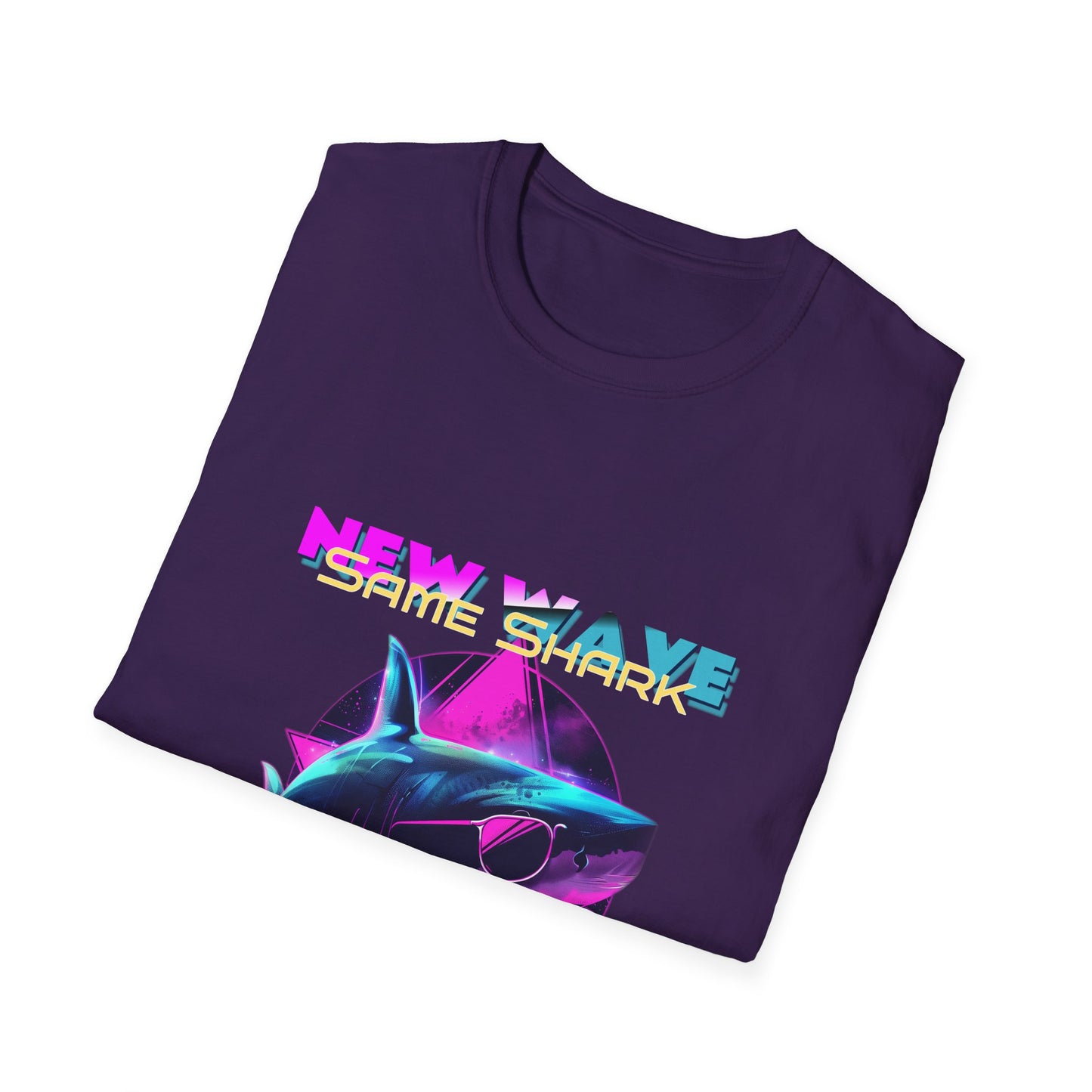 New Wave Same Shark Unisex Softstyle T-Shirt