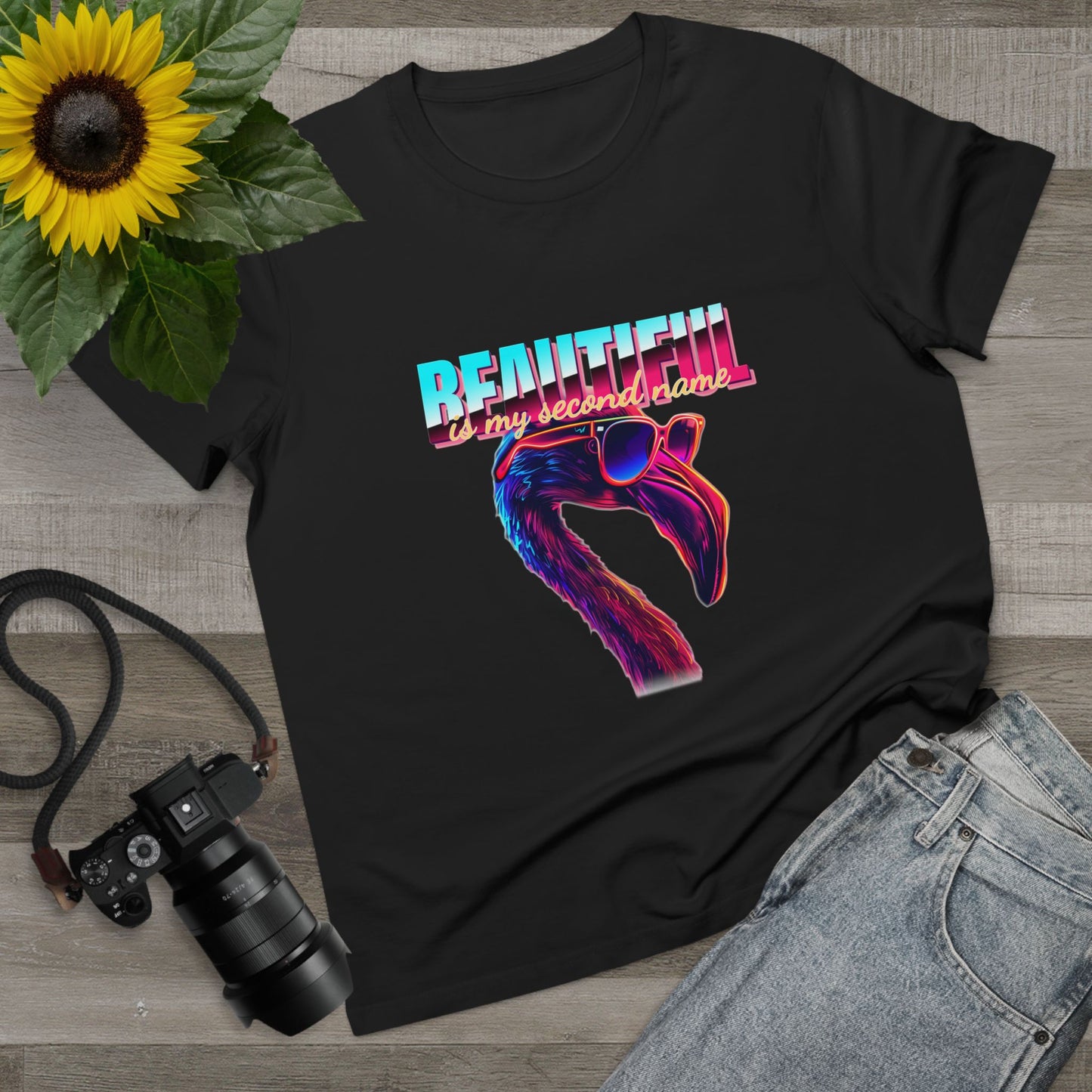 Beautiful Is My Second Name Women’s Maple Tee