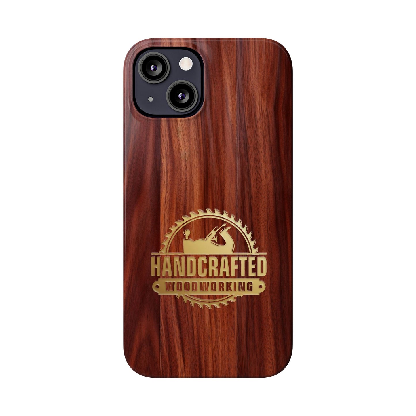 Woodworking Logo Slim Cases, iPhone