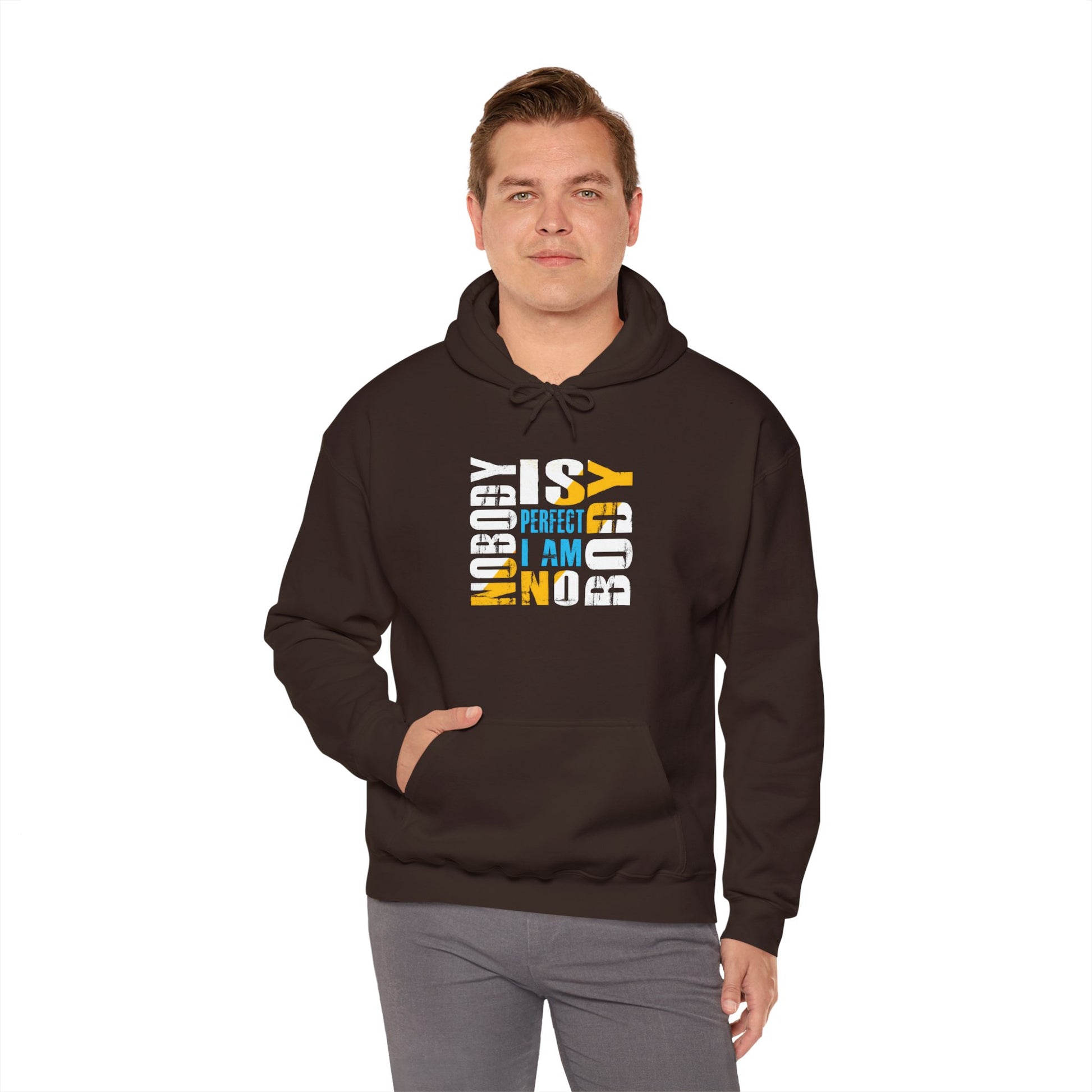 Nobody is Perfect Unisex Hoodie – Comfortable Sweatshirt for Everyday Wear