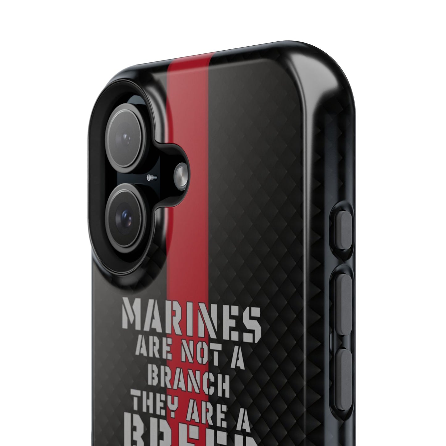 Marines Magnetic Tough Case - "Not a Branch, a Breed" Military iPhone Cover