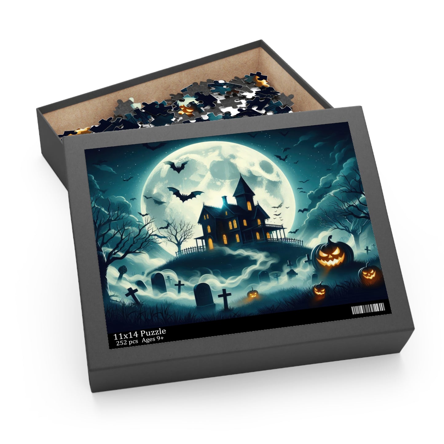 Spooky Haunted House Puzzle (120, 252, 500-Piece)