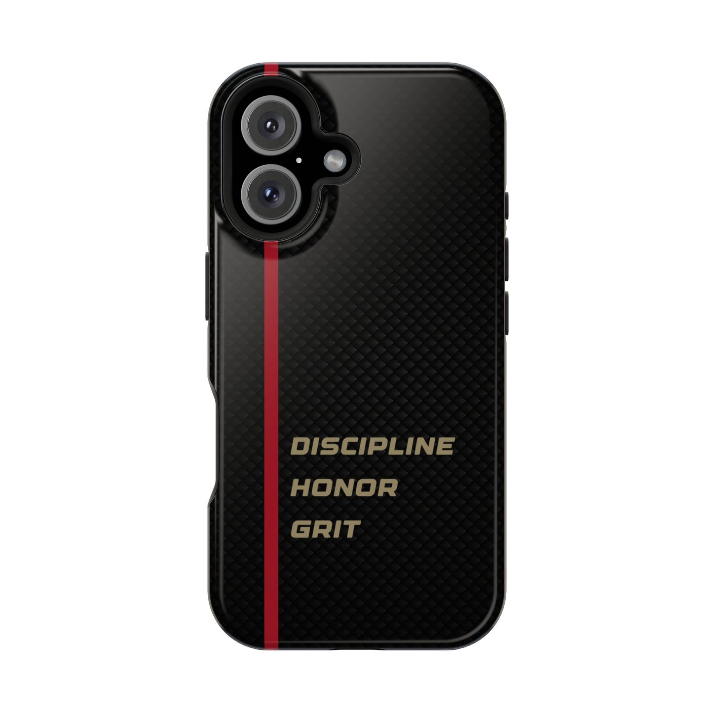 Discipline, Honor, Grit Impact-Resistant Phone Case