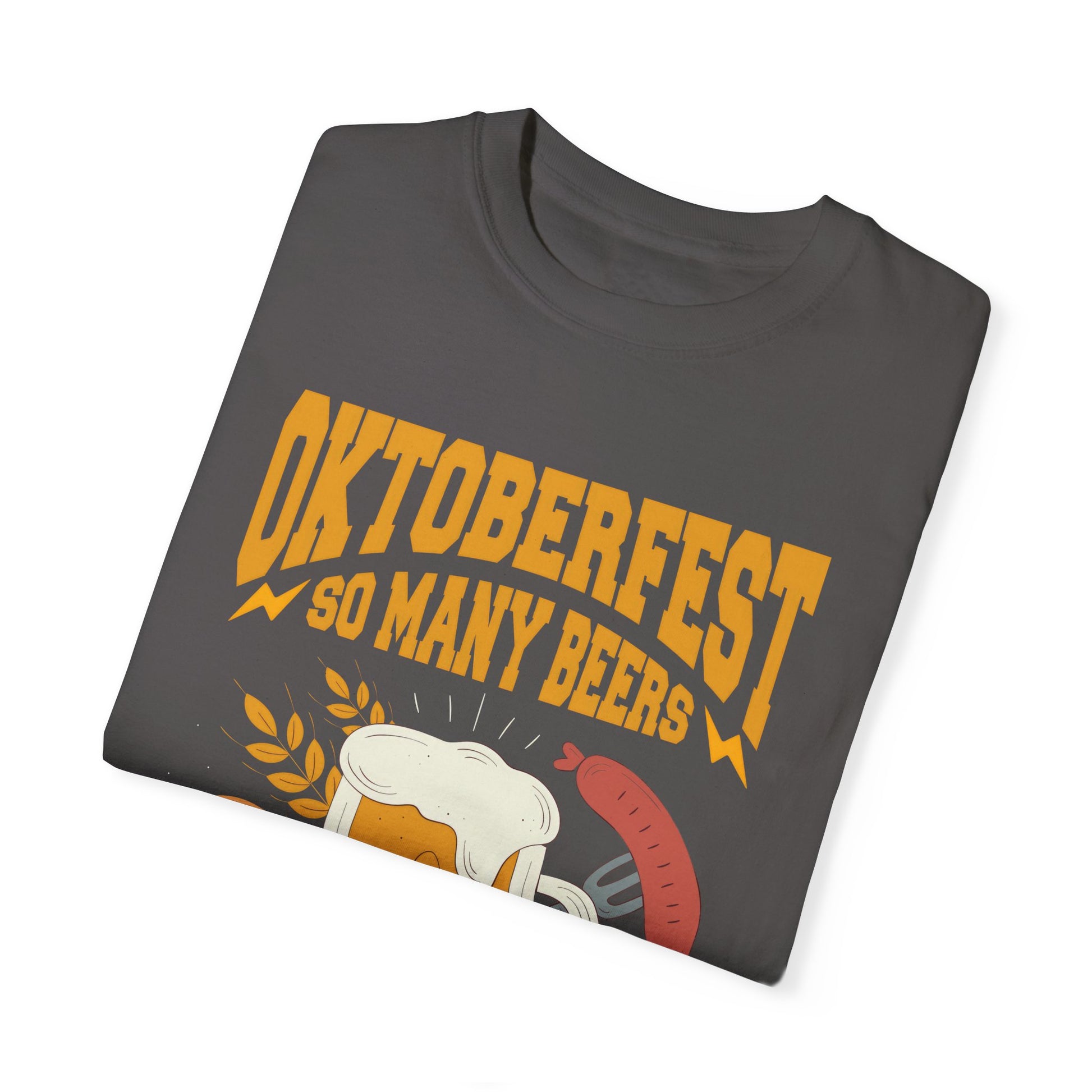 Oktoberfest Graphic Unisex T-Shirt - Celebrate with Beer & Pretzels