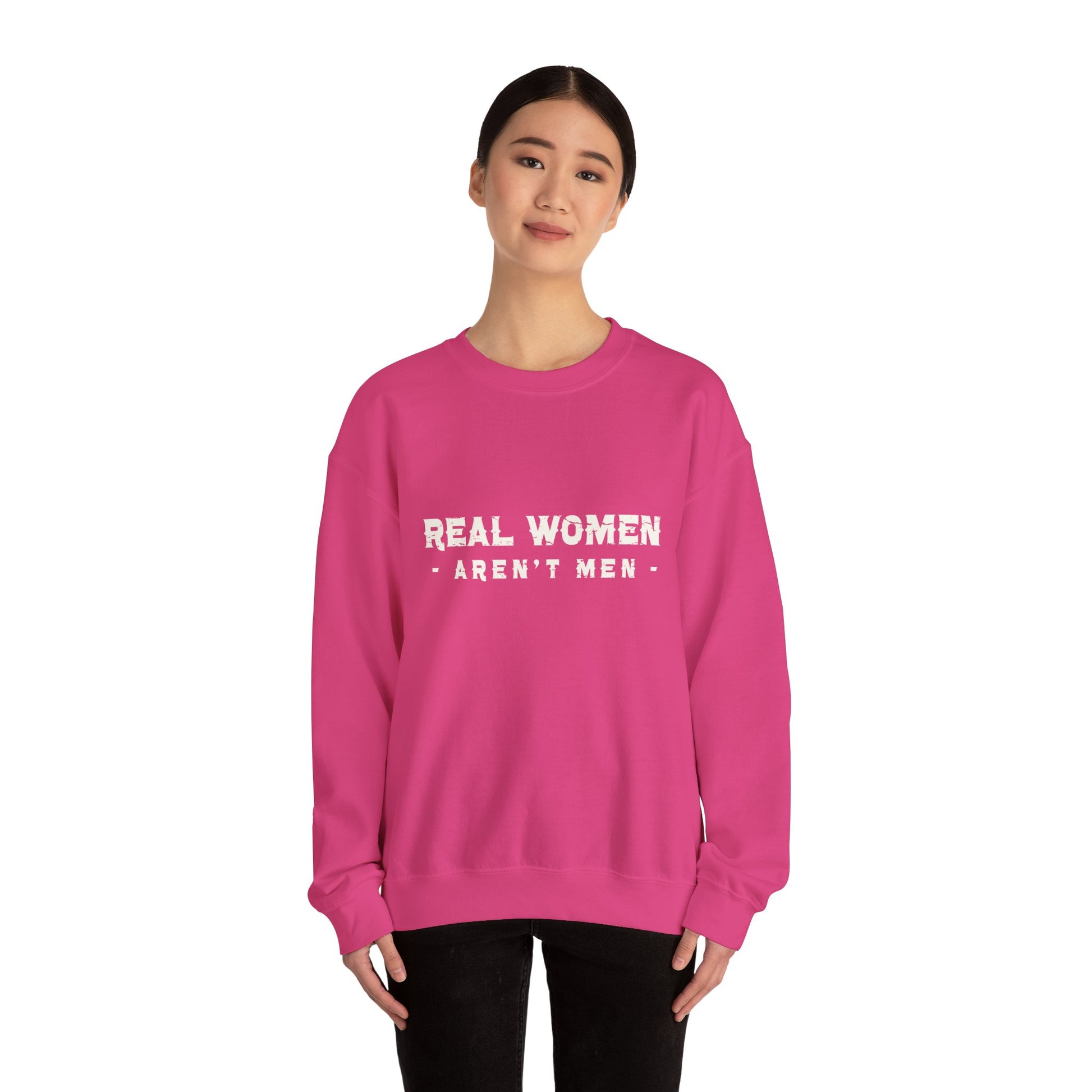 Real Women Unisex Heavy Blend™ Crewneck Sweatshirt 50% cotton and 50% polyester