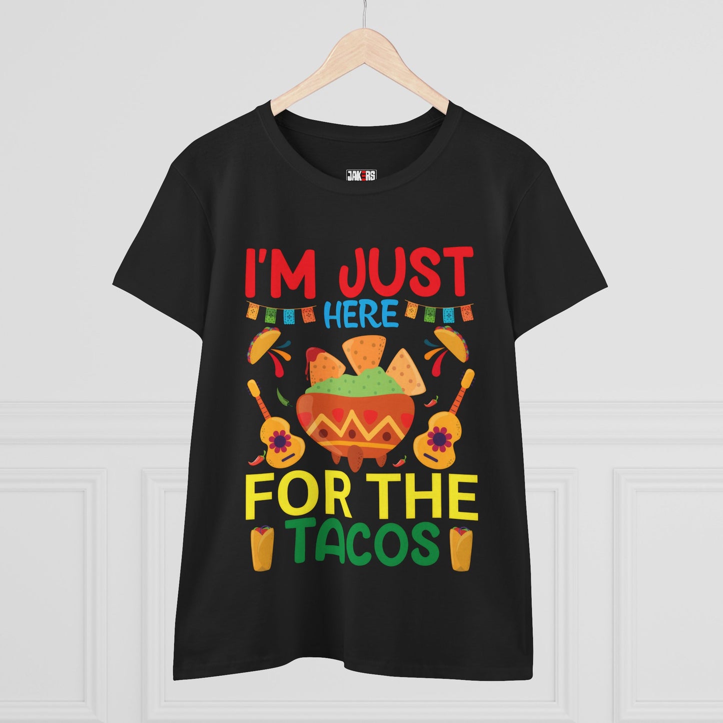 Fun Taco Lovers Cotton Tee - Perfect for Cinco de Mayo Celebrations