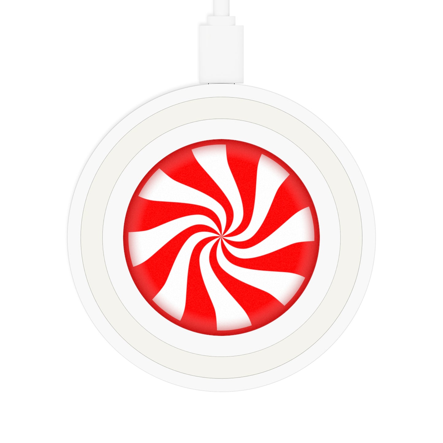 Peppermint Candy Quake Wireless Charging Pad