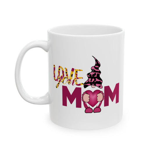 Loving Mom Ceramic Mug - Perfect Gift for Mother's Day & Special Occasions