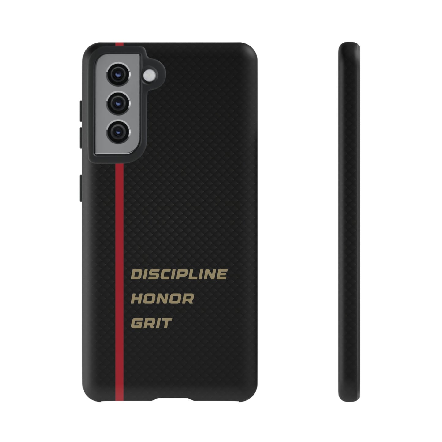 Discipline, Honor, Grit Impact-Resistant Phone Case