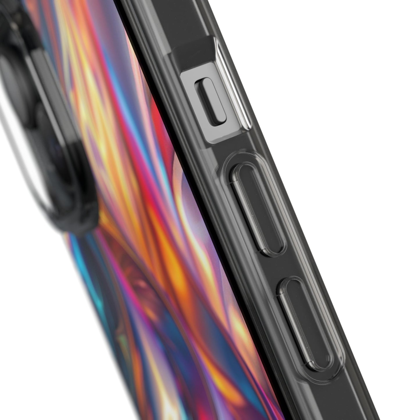 Colorful Clear Case for iPhone – Abstract Art Design