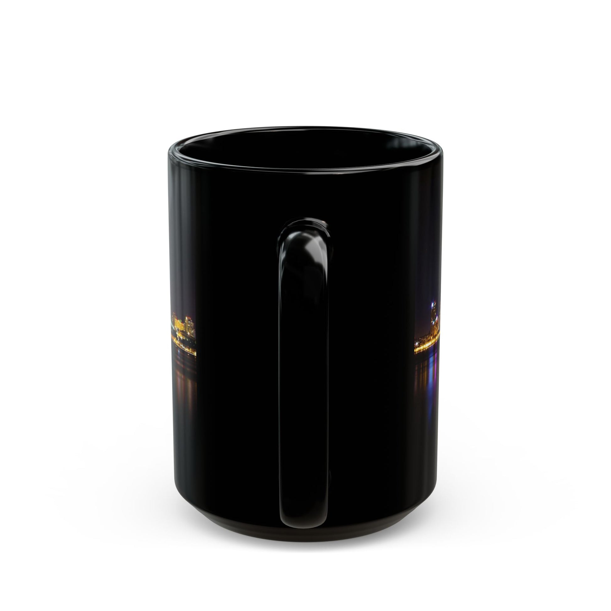 City Nights, Bright Lights Black Mug - 11oz, 15oz