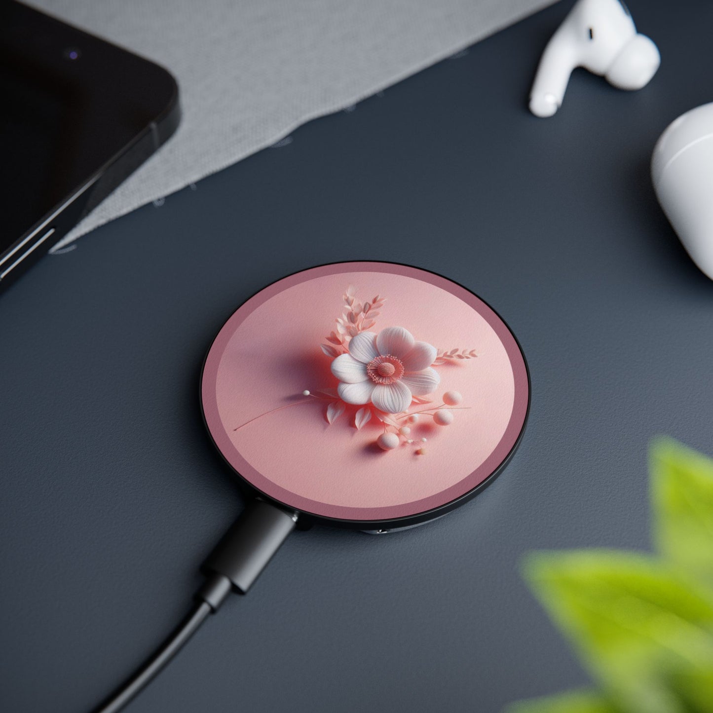 Pink Dreamscape Magnetic Induction Charger