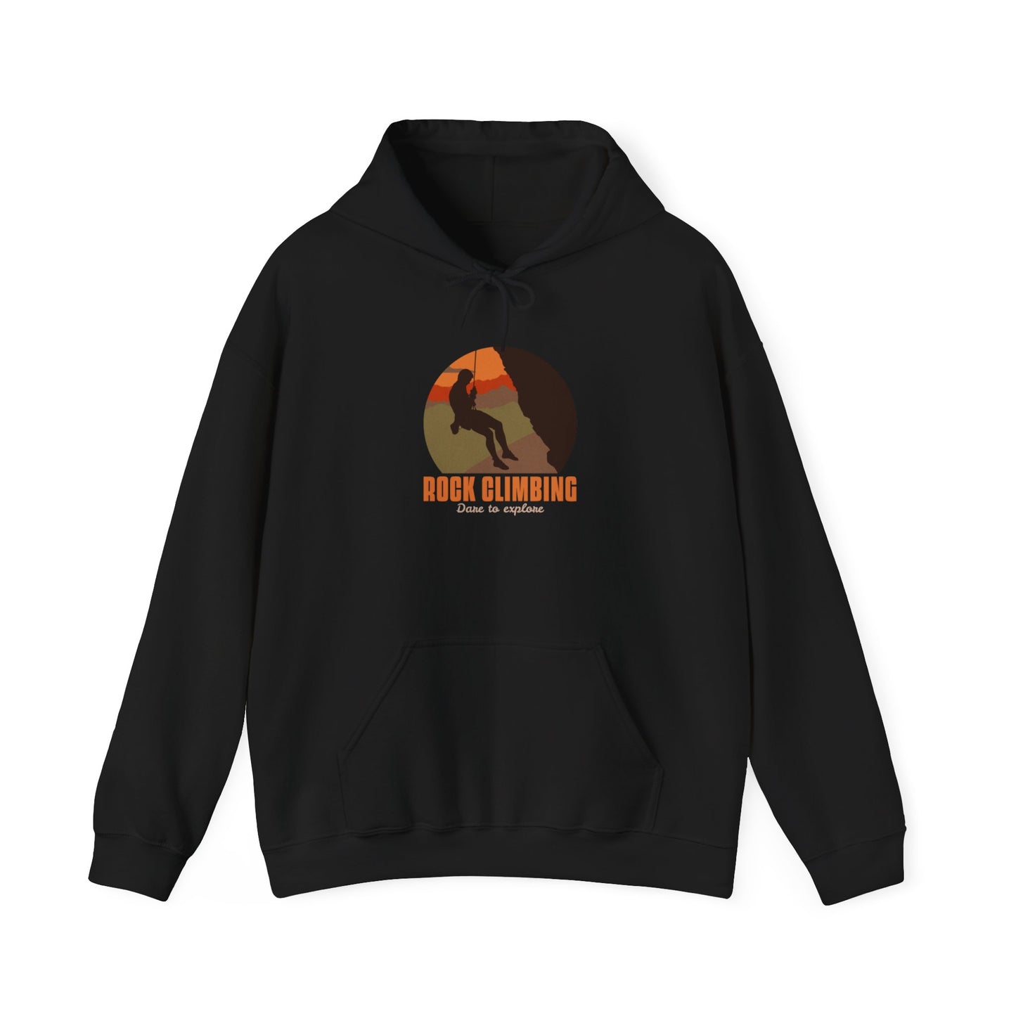 Rock Climbing Dare To Explore Unisex Heavy Blend™ Hooded Sweatshirt