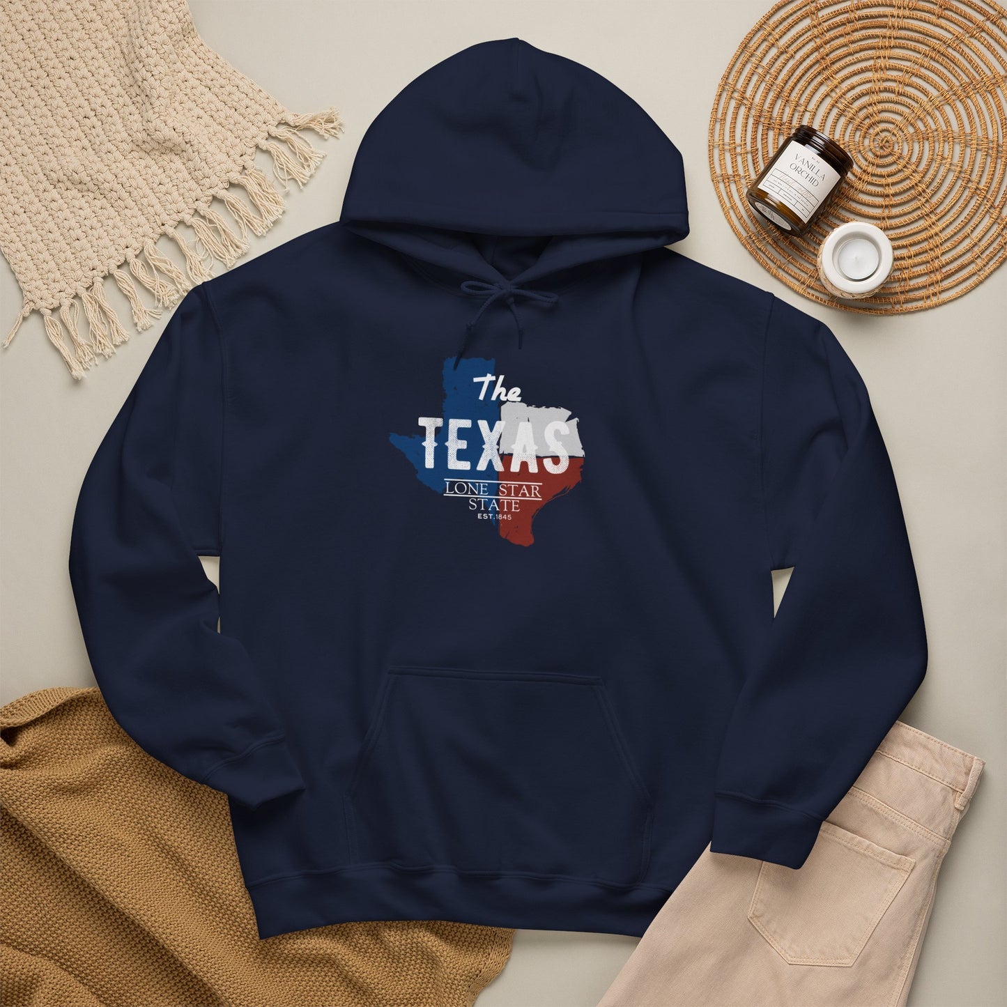 Texas Pride Unisex Hoodie - Comfortable Heavy Blend with State Graphic