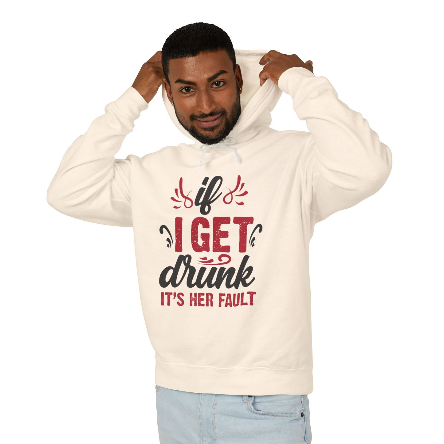 Playful Lightweight Hooded Sweatshirt, Perfect for Parties