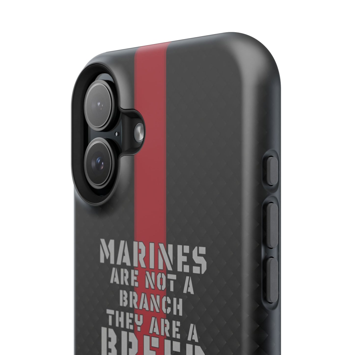 Marines Magnetic Tough Case - "Not a Branch, a Breed" Military iPhone Cover