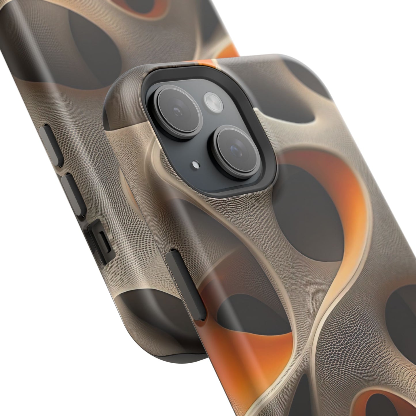 Stylish Magnetic Phone Cases, Abstract Geometric Design