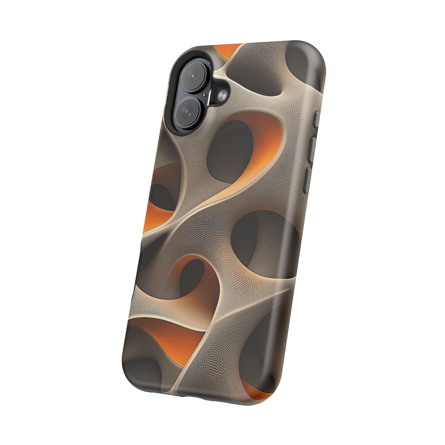 Stylish Magnetic Phone Cases, Abstract Geometric Design
