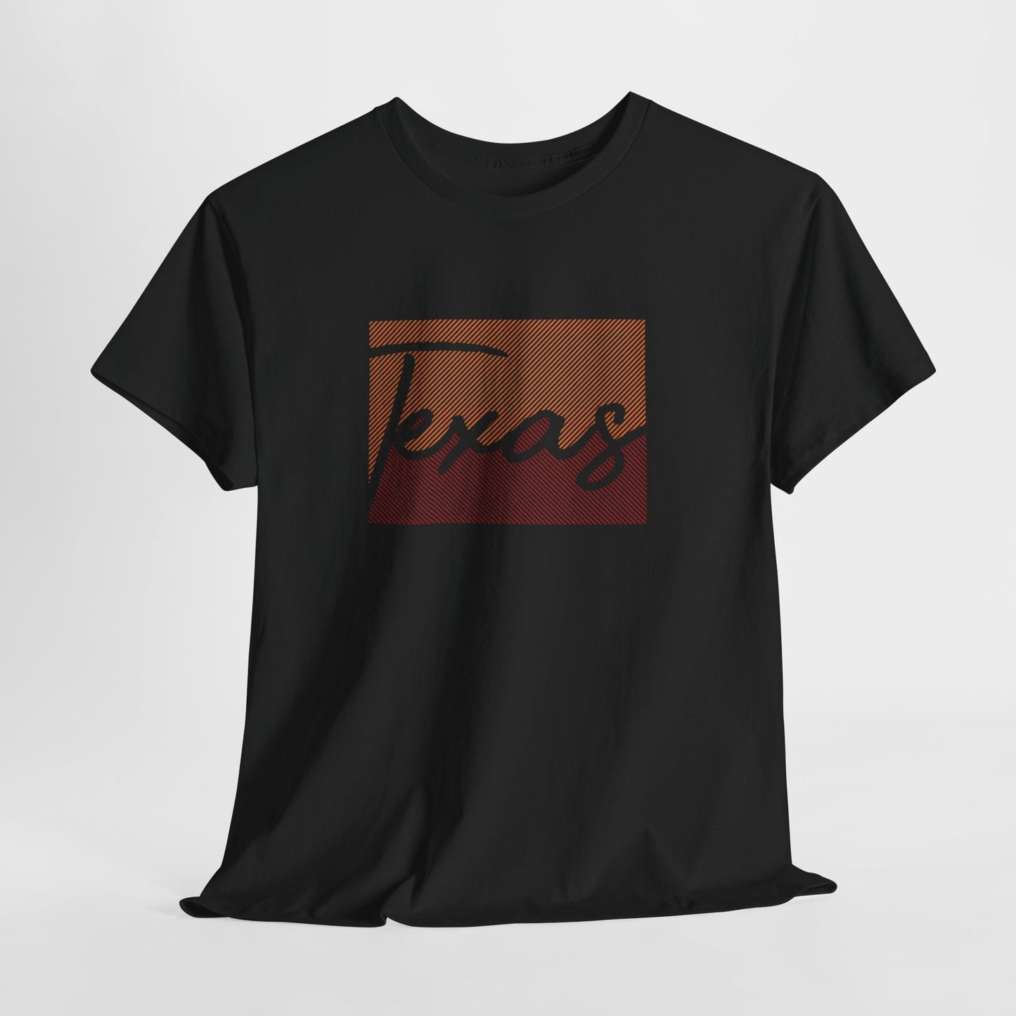 Texas Unisex Heavy Cotton Tee - Retro Style Tee for Texas Lovers