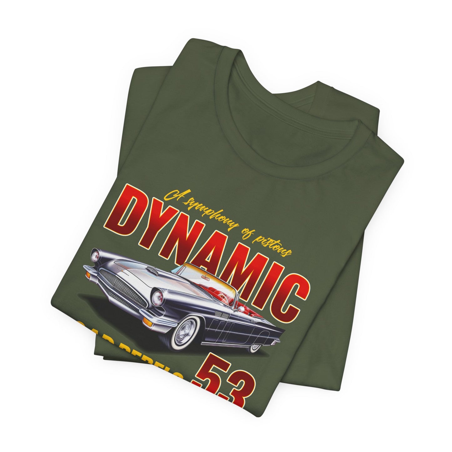 A Symphony Of Pistons Dynamic Unisex Jersey Short Sleeve Tee