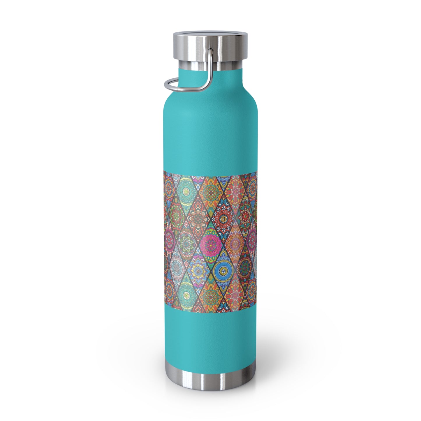 Mandala Argyle Copper Vacuum Insulated Bottle, 22oz