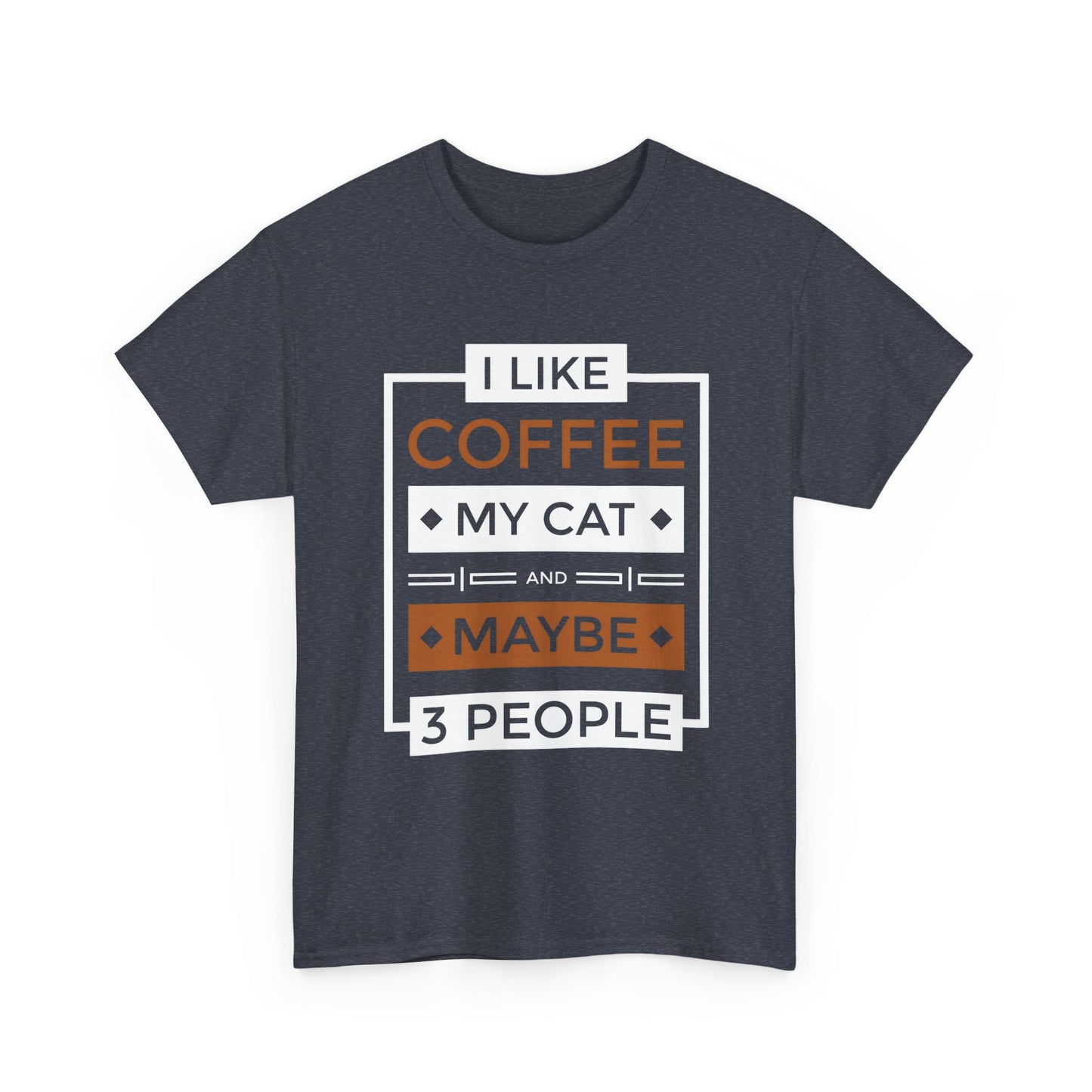 Coffee Cat Lover T-shirt, Funny Graphic Tee
