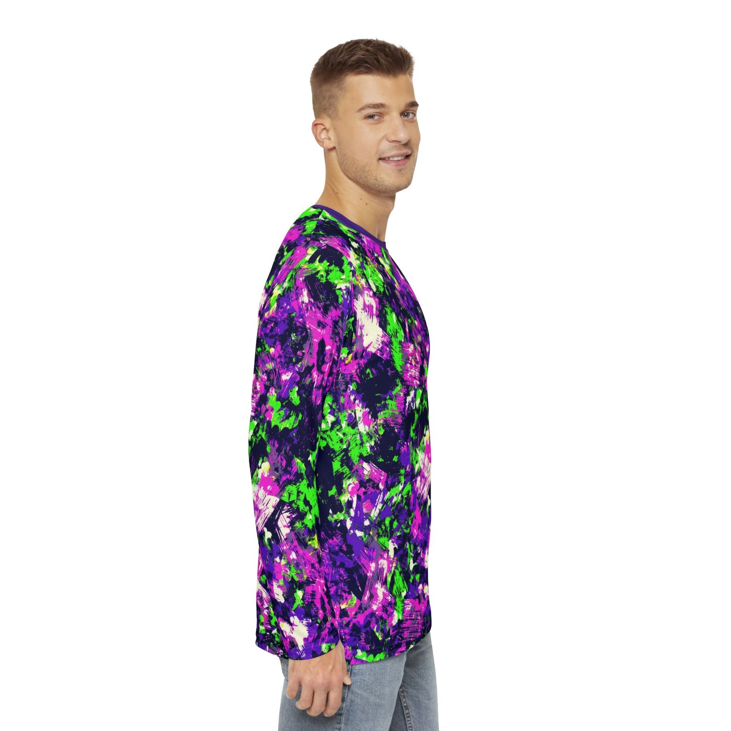 Men's Long Sleeve Shirt -  Halloween in Color Halloween Design