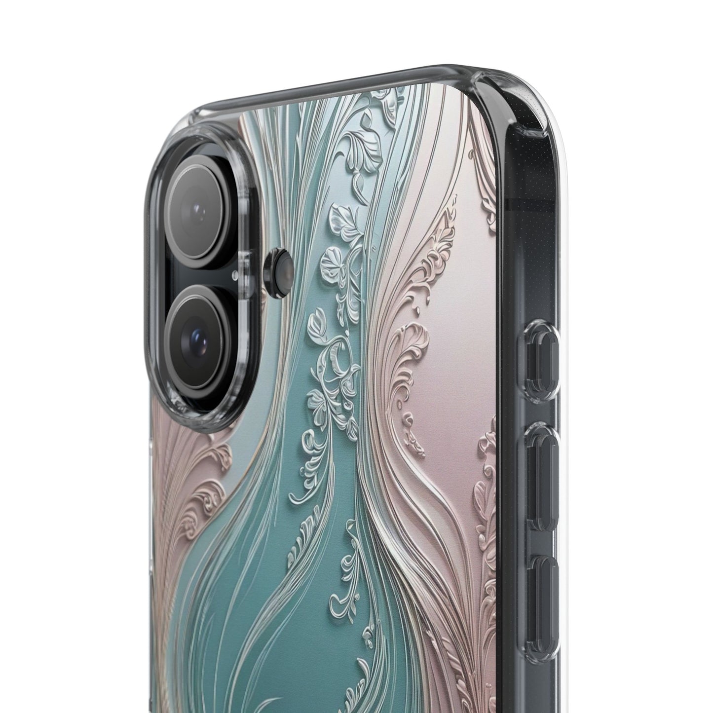 Elegant Clear Phone Cases,  Abstract Design