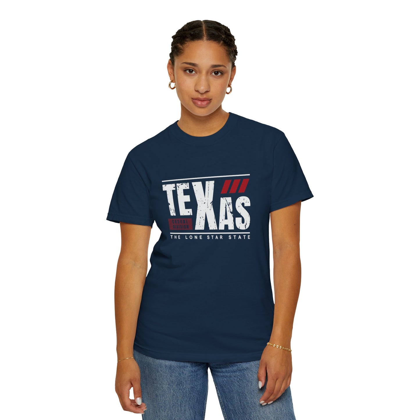 Unisex Texas Garment-Dyed T-Shirt - Casual Urban Style