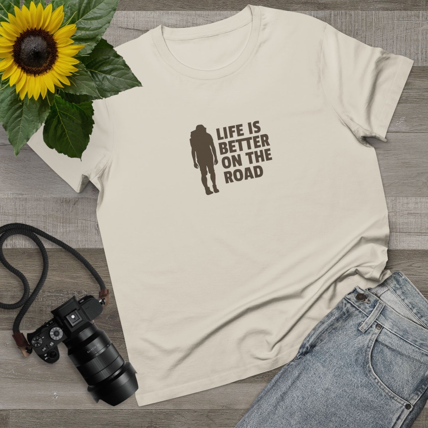 Life Is Better On The Road Women’s Maple Tee