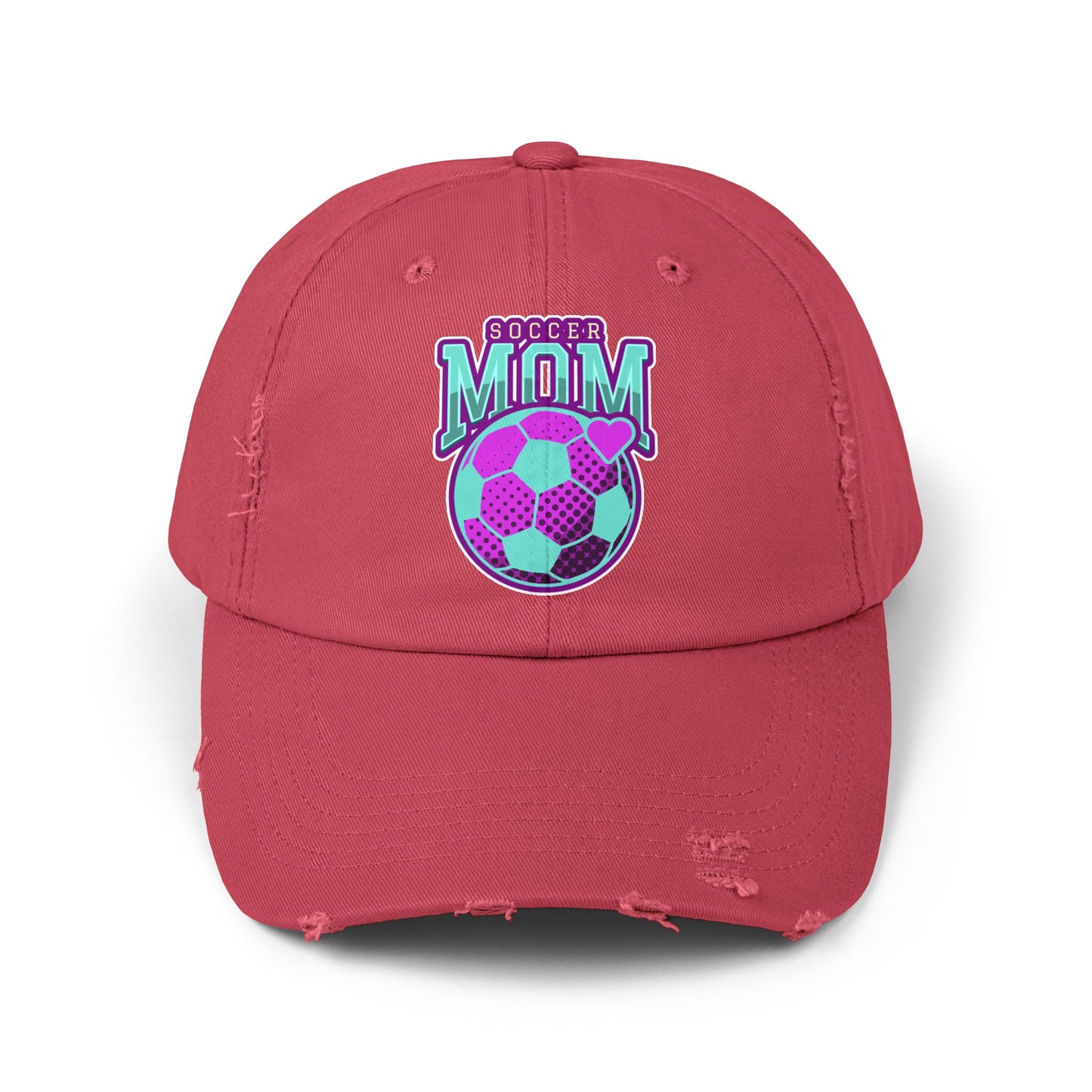 Soccer Mom Unisex Distressed Cap