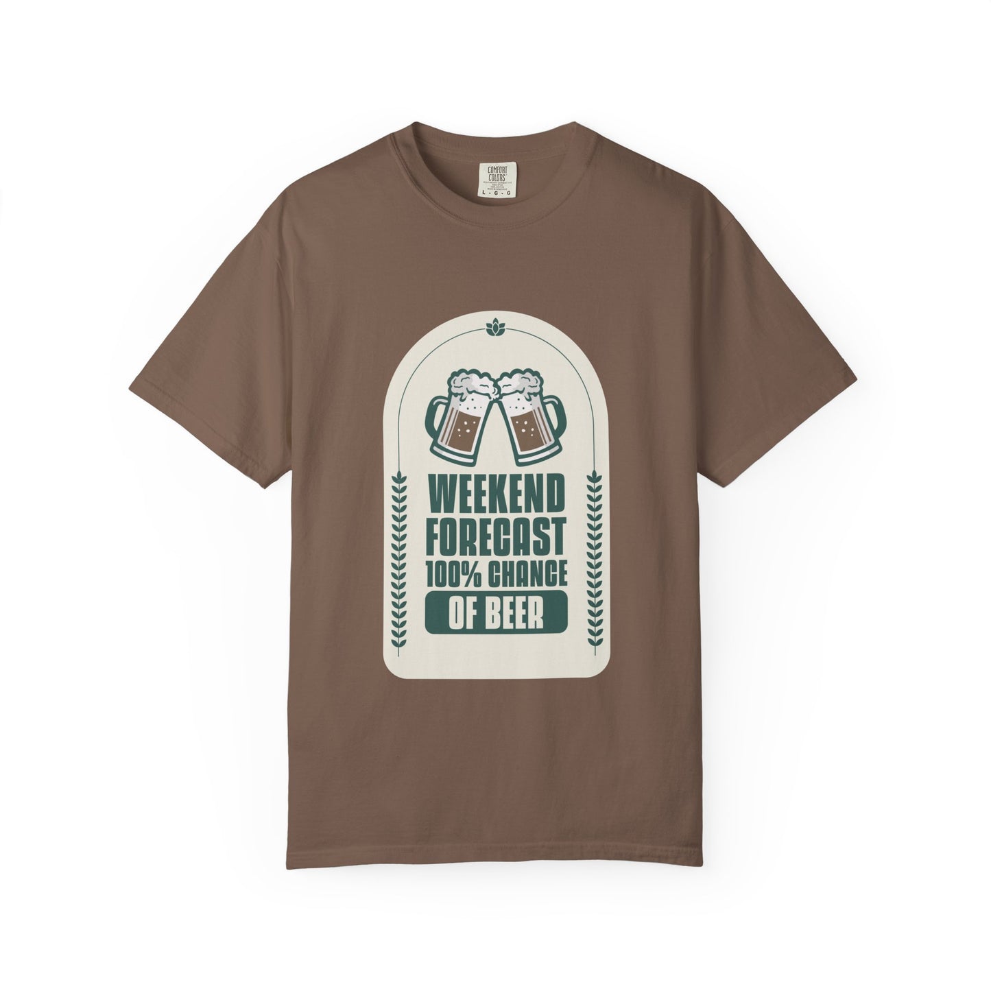 Weekend Forecast 100% Chance Of Beer T-shirt
