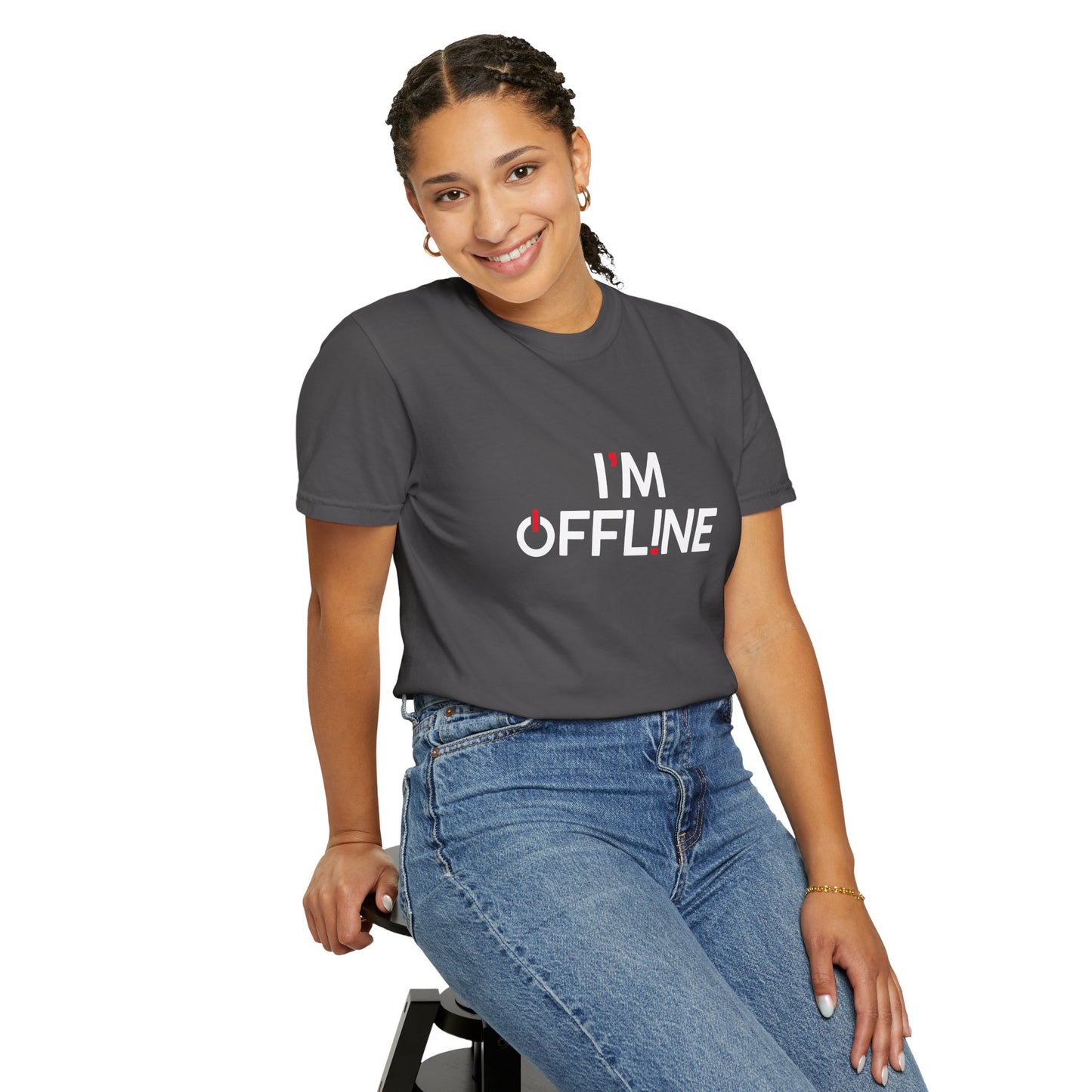 I'm Offline Statement Tee, Relaxed Graphic Shirt