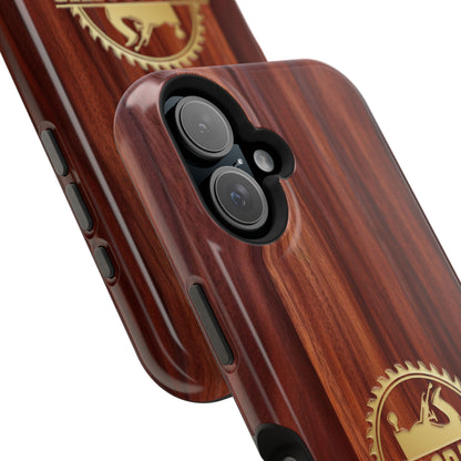 Woodworking Logo Magnetic iPhone Case
