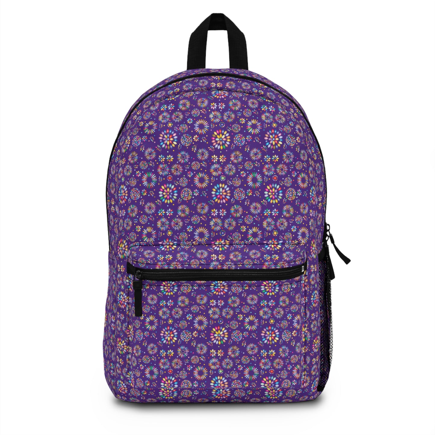 Vibrant Vibes: Happy Color Backpack / Purple