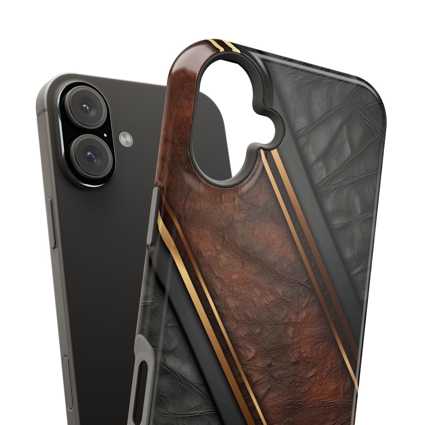 Stylish Leather Texture Magnetic Tough Cases
