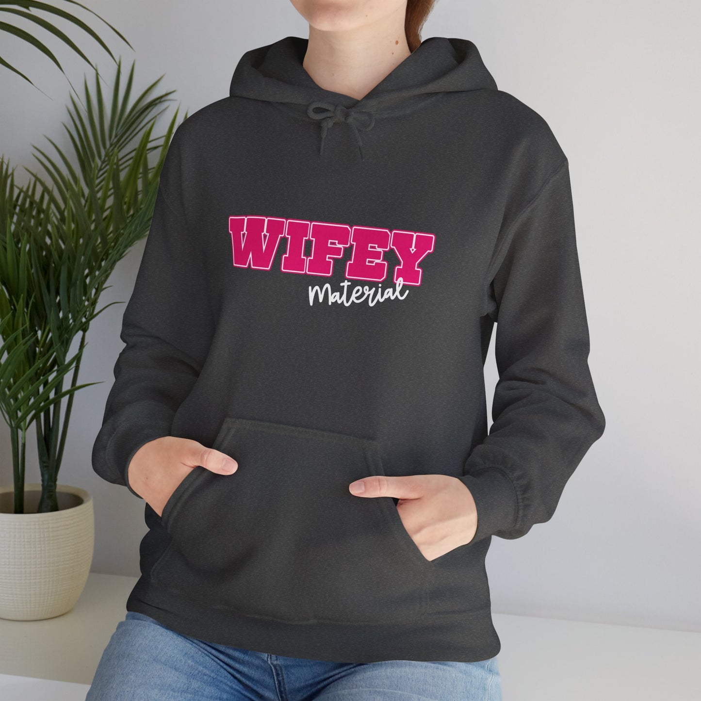 Wifey Material Hooded Sweatshirt