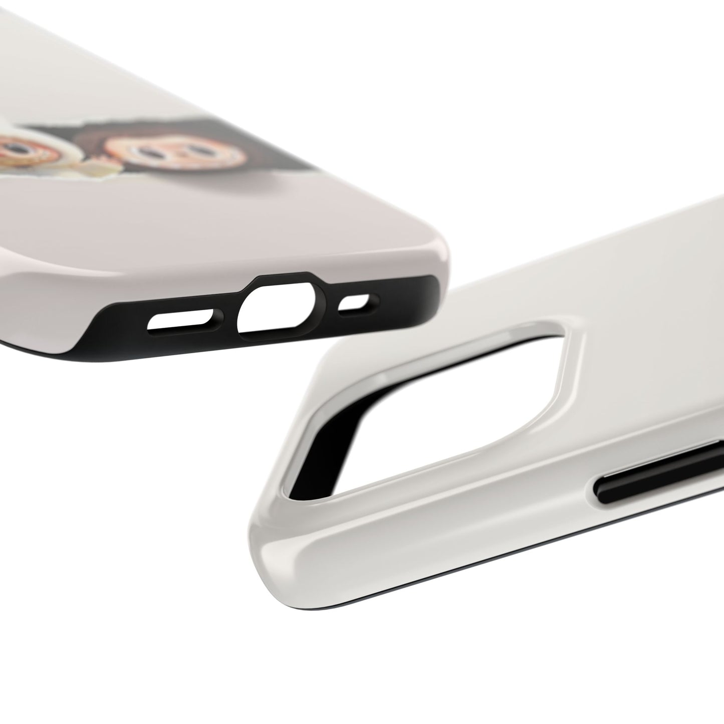 The Monsters Tough Case for iPhone Models and Variations – Dual Layer Protective Cover, Playful Design, Cute Mobile Accessory