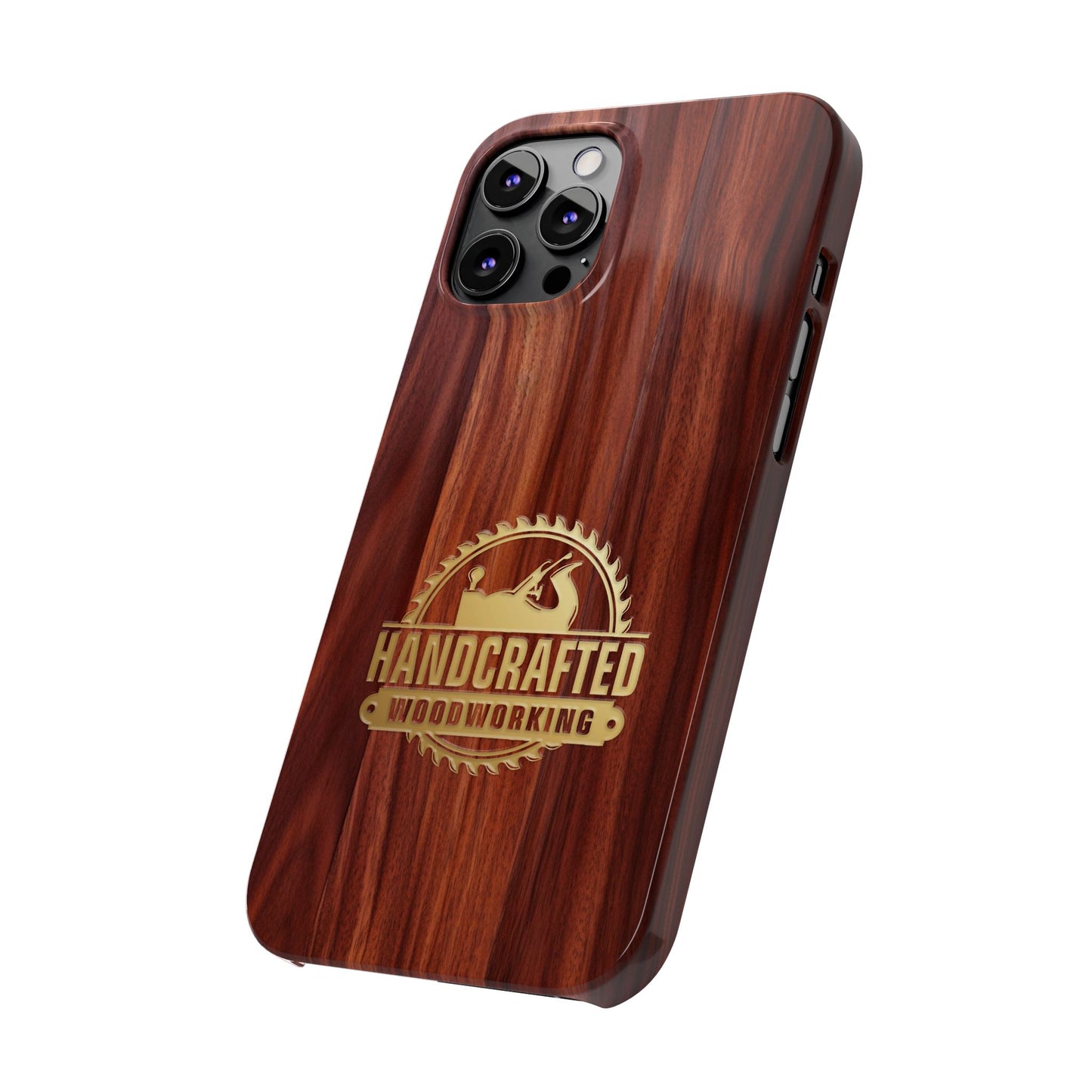 Woodworking Logo Slim Cases, iPhone