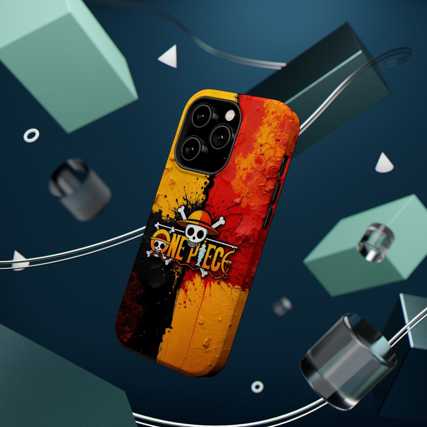 One Piece Vibrant Magnetic iPhone Cases, Anime Accessories