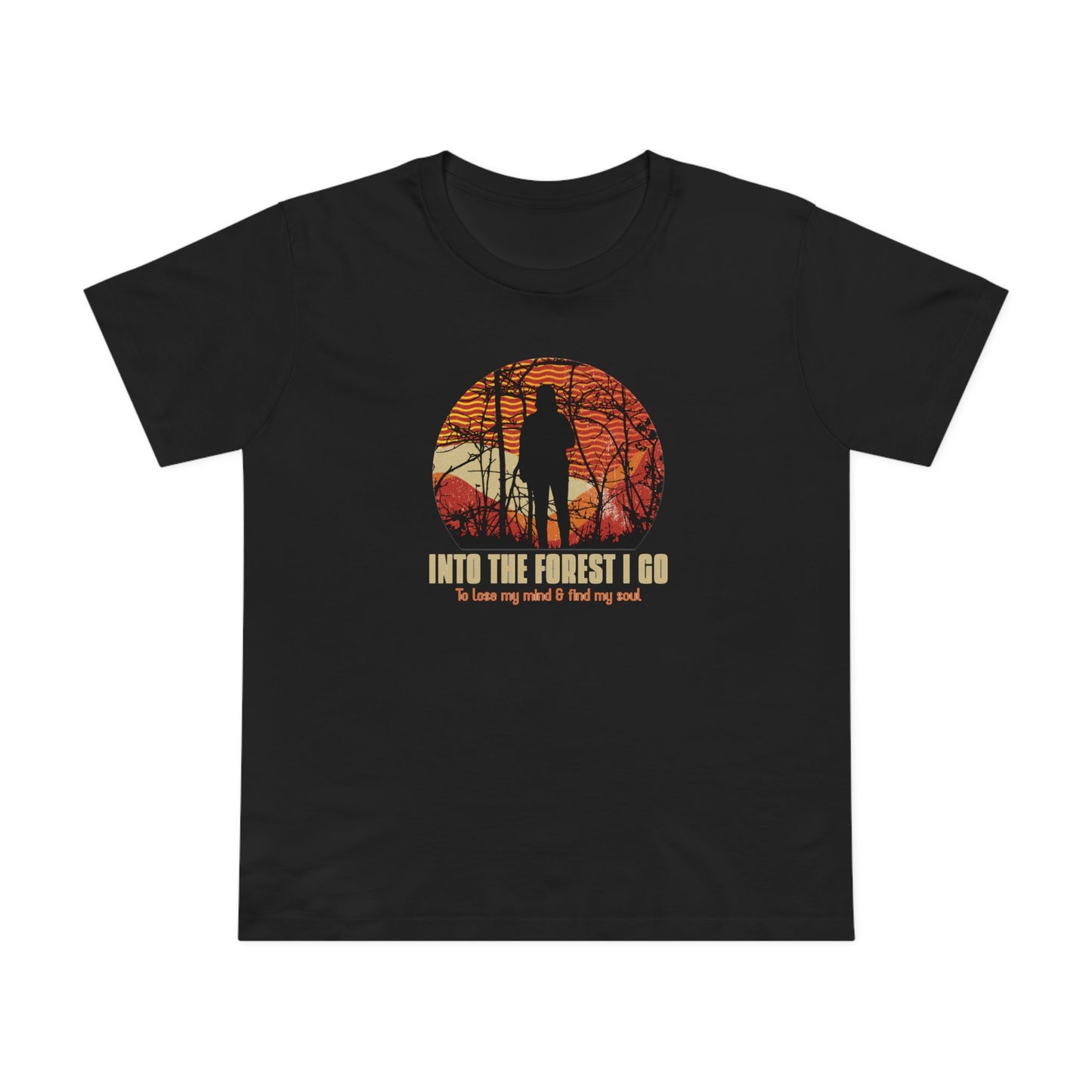 Into The Forest I Go Women’s Maple Tee